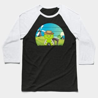 Robot Farmer Baseball T-Shirt